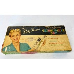 VTG. The Betty Furnedd Westinghouse Thermometer Set, USA made